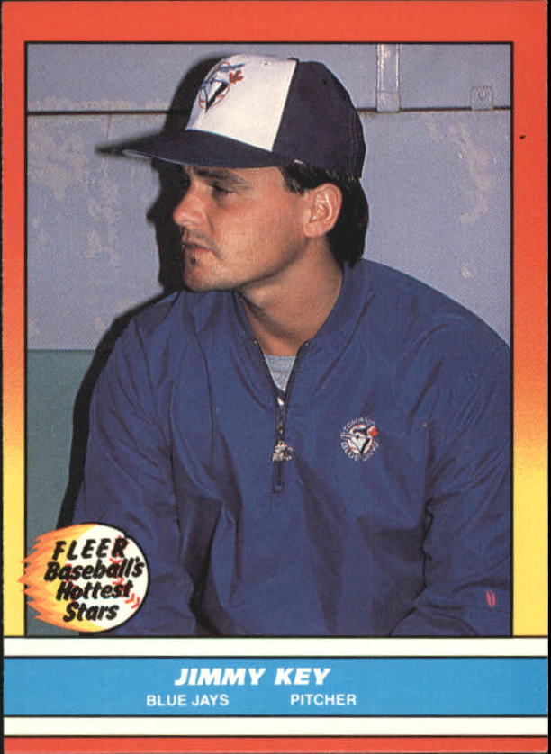1988 Fleer Hottest Stars Baseball Cards        022      Jimmy Key